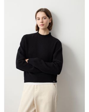 Colmar Pullover Girocollo 100% Lana, Colore, Taglia - Nero