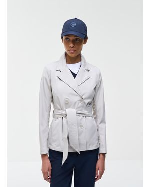 Colmar Trench Corto Impermeabile, Colore Canapa, Taglia - Blu