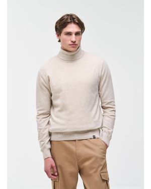 Colmar Pull À Col Roulé En Maille Fine, Couleur Nude, Taille - Neutre