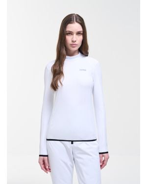 Colmar Maille Thermique De Ski Stretch, Couleur, Taille - Blanc