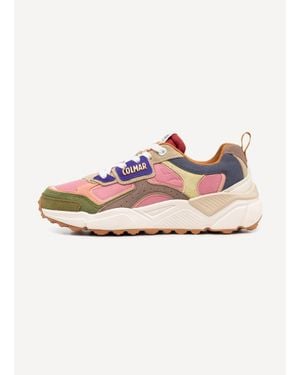 Colmar Sneakers Pour Femme Garner Flashy, Couleur-Multicolore, Taille - Rose