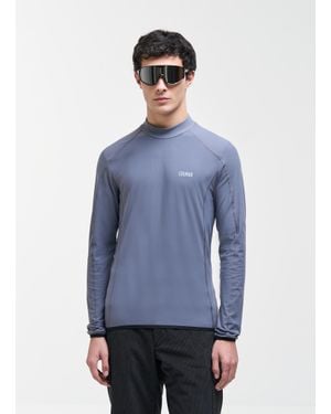 Colmar Maglia Termica Da Sci Stretch, Colore Dark Steel, Taglia - Blu