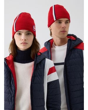 Colmar Bonnet Ski Heritage Unisexe, Couleur, Taille: Unique - Bleu