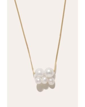 Completedworks What's The Big Idea? - Pearl And Gold Vermeil Pendant - Natural