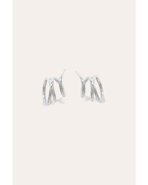 Completedworks Flow - Platinum Plated Earrings - Multicolour