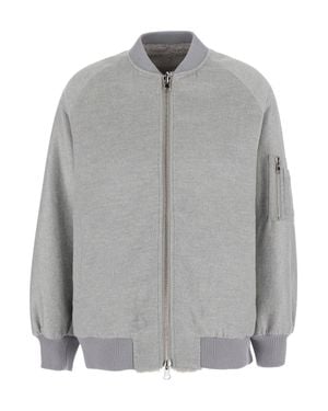 VALENTINI 1972 Reversible Bomber Jacket - Gray