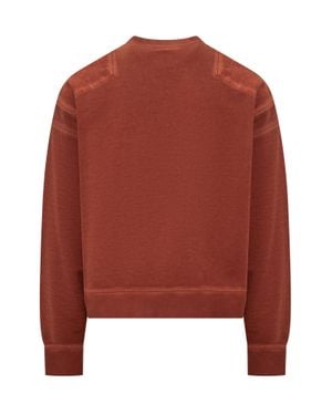 DSquared² Logo Embroidered Sweatshirt - Brown