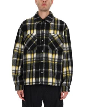 Represent "Textured" Overshirt - Gray