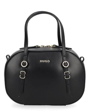 HUGO Borsa Con Logo - Black