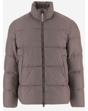 Woolrich Cloud Eagle Quilted Jacket - Brown