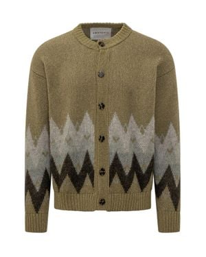 Amaranto Textured Cardigan - Green