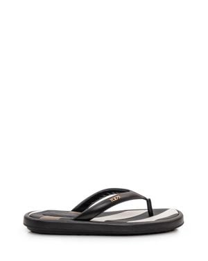 Tod's Sleek Comfort Sandals With Shaped Strap - Black