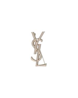 Saint Laurent Brass Jewelry Accessory - White
