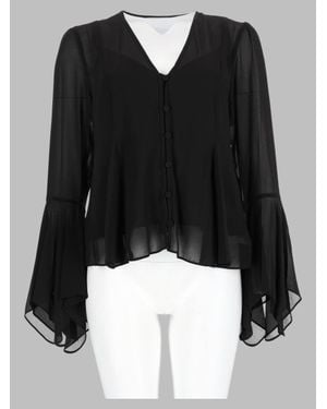 MICHAEL Michael Kors Essential Button-Front Shirt - Black