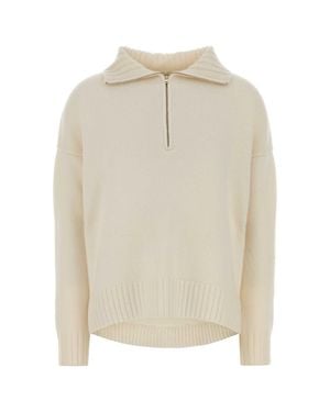 Max Mara Crasso Cashmere Oversize Sweater - Natural