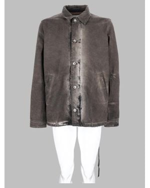 Rick Owens Cotton Sports Jacket - Gray