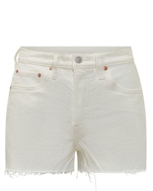 Levi's Cut Hem Mini Shorts For Summer 2026 - Gray