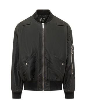 44 Label Group Bomber Nylon Jacket - Black