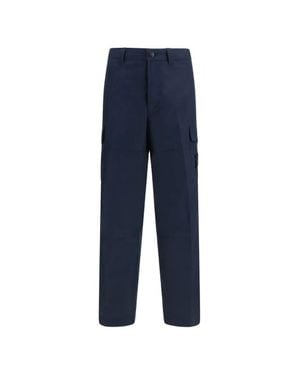 Stone Island Navyblue Cotton Pants