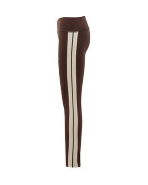 Palm Angels Logo Track Leggings - Brown