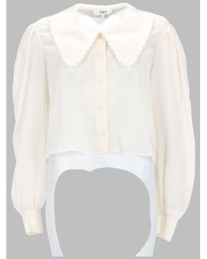 Chloé Modern Essential Top - White