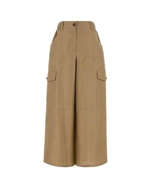 Weekend Linen Finale Cargo Pant - Natural