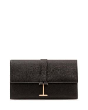 Tom Ford Mini Wallet On Strap - Black