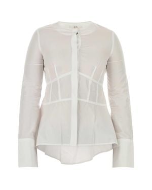 Co. Poplin Shirt - White