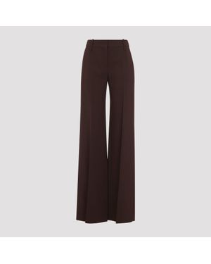 Ermanno Scervino Chestnut Wide Leg Pants - Brown
