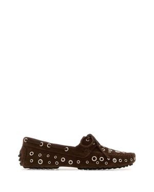 GIMAGUAS Car Shoes Eyelets - Brown
