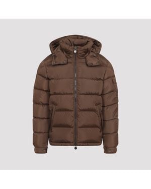 Moncler Maya Matte Short Down Jacket - Brown