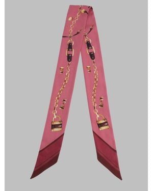 Chloé Mini Luxurious Silk Foulard - Red