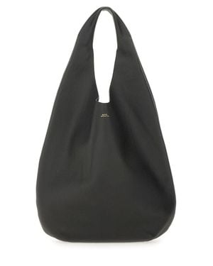 A.P.C. A. P.C. Le Neige Hobo Bag - Black
