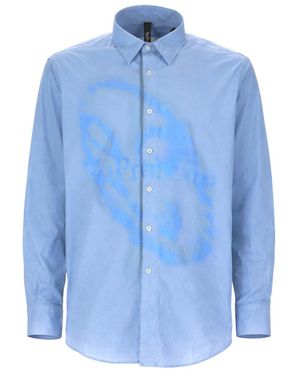 No Problemo Camicia Con Stampa Logo - Blue