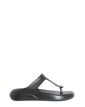 Stuart Weitzman Solid Sandals - Black