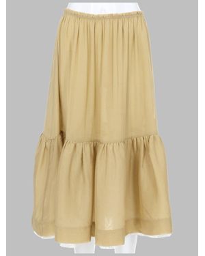 Paloma Wool Skirt Midi - Natural