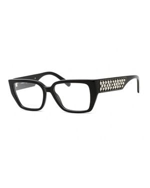 Swarovski Sleek Rectangular Eyeglasses - Black
