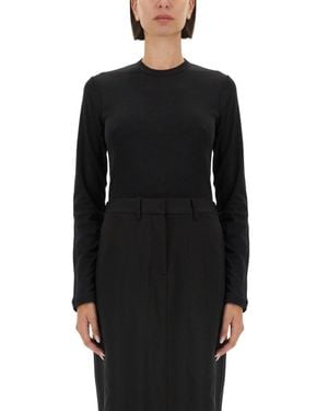 Helmut Lang Solid Crew Neck T-Shirt - Black