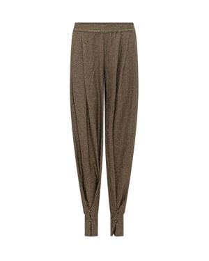 ANDAMANE Renee Buttoned Pants - Natural