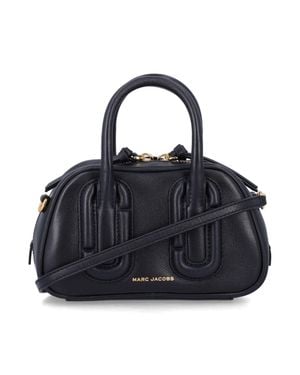 Marc Jacobs Mini Leather Top-Handle Bag - Black