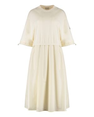 Moncler Cotton Dress - White