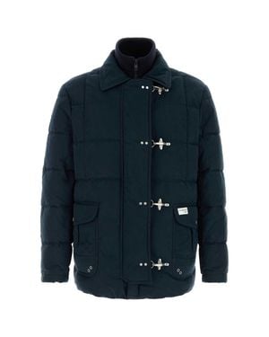 Fay Cotton-Blend Down Jacket - Blue