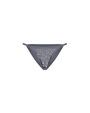 GIMAGUAS Sculpted Bikini Bottom For - Blue