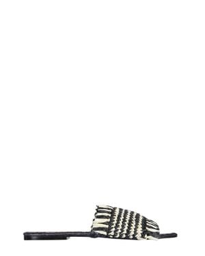 De Siena Shoes Tamires Sandals With Braided Detail - White