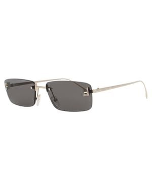 Fendi Rectangular Metal Sunglasses - Black