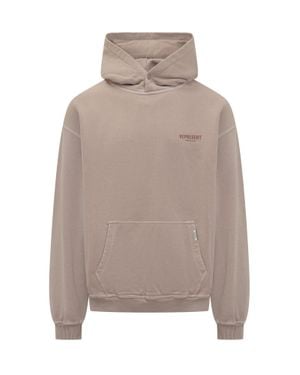 Represent Cappuccino Hoodie T-Shirt - Gray