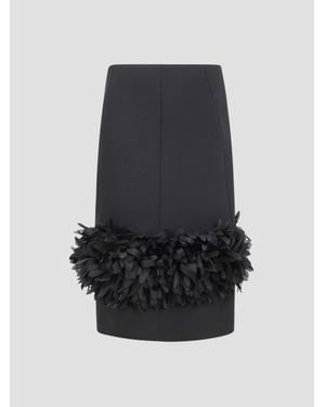 TOTEME Mini Pleated Skirt - Black