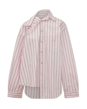 A PAPER KID Mini Overshirt With Pockets And Buttons - Pink