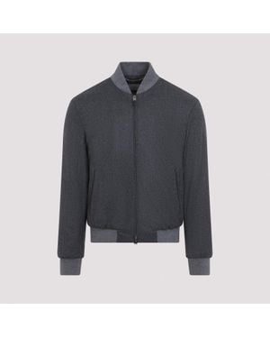 Canali Bomber Jacket - Gray