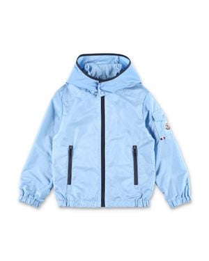 Moncler Hooded Banu Rain Jacket - Blue
